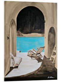 Tableau en verre acrylique The Holiday Chair - Gilles LeBlu