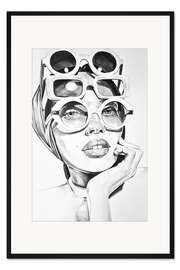 Gerahmter Kunstdruck A shield from Everyday Stress