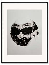 Gerahmter Kunstdruck Calling to the Moon I