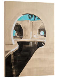 Obraz na drewnie Pool Bliss - Gilles LeBlu
