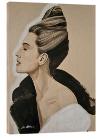 Holzbild Tatjana - Gilles LeBlu