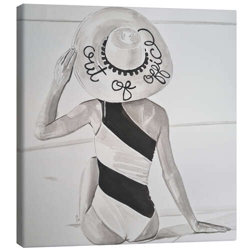 Canvas print Out of Office