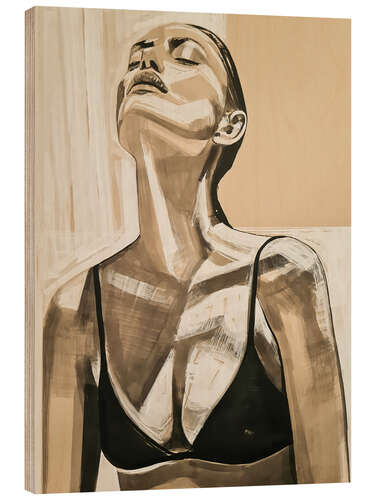 Tableau en bois Lover of the Sun I