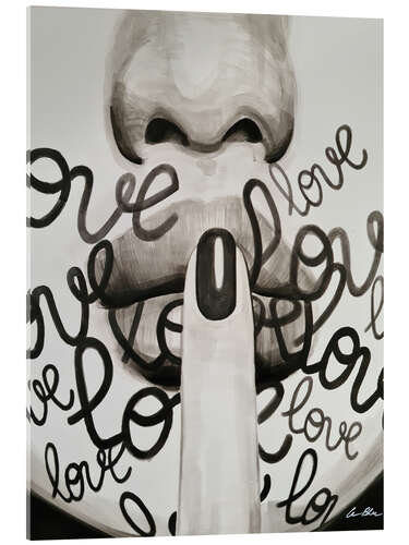 Stampa su vetro acrilico Love Lock