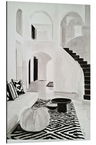 Tableau en aluminium Paros