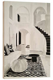 Wood print Paros - Gilles LeBlu
