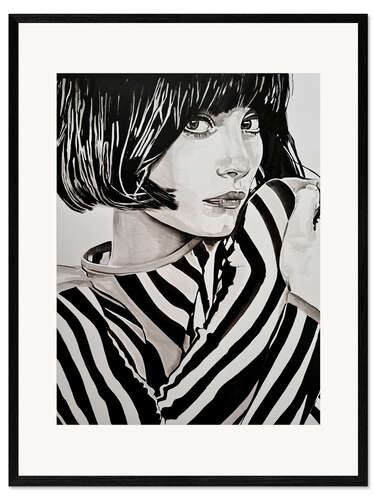 Impression artistique encadrée Maybe next time I'll be Yours and you'll be mine