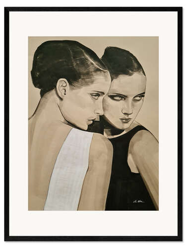 Gerahmter Kunstdruck Duality