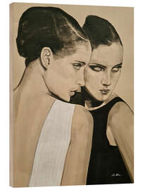 Quadro de madeira Duality