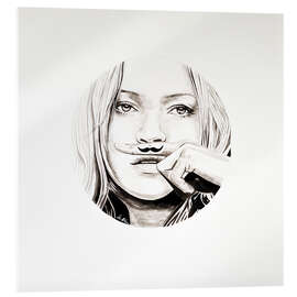 Acrylglasbild Du täuschst mich nicht - Gilles LeBlu