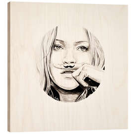 Cuadro de madera You don't Fool me - Gilles LeBlu