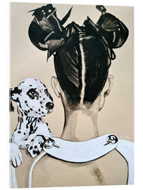 Tableau en verre acrylique Sunny the Dalmatian - Gilles LeBlu
