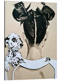 Tableau en aluminium Sunny the Dalmatian - Gilles LeBlu