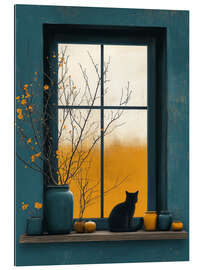 Stampa su plexi-alluminio October view from the window