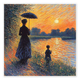Póster Teachers Day by the lake - DejaReve