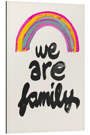 Aluminium print We Are Family - treechild