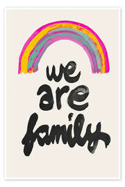 Wandbild We Are Family - treechild