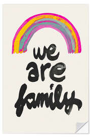 Wandsticker We Are Family - treechild