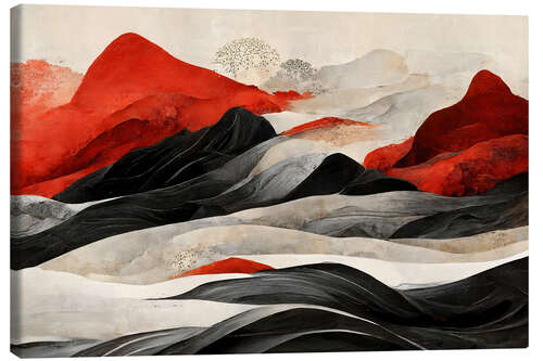 Lienzo Red Mountains