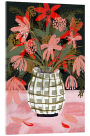 Acrylglasbild Karierte Vase Nr. 2 - treechild