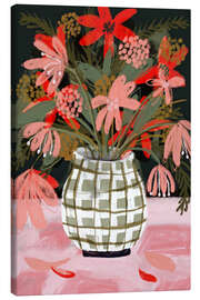 Canvas print Plaid Vase No 2 - treechild