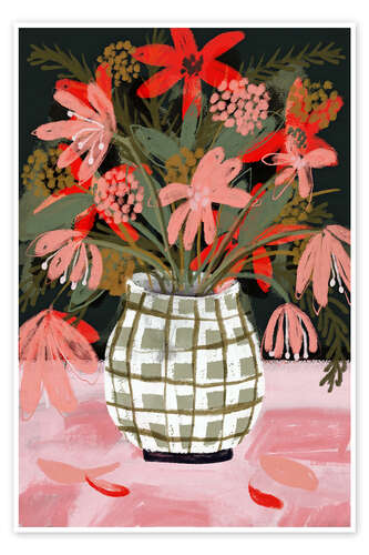 Poster Plaid Vase No 2