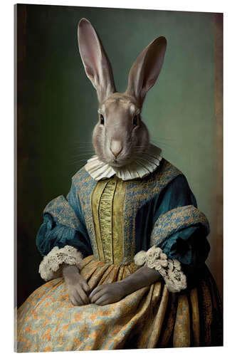 Obraz na szkle akrylowym Mrs Bunny