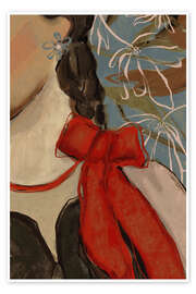 Wandbild Rotes Band - treechild