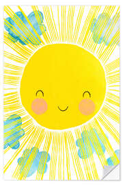 Muursticker Matahari, the Sun