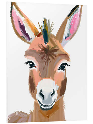 Foam board print Little donkey