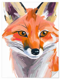 Wandsticker Rotfuchs - Ohkimiko