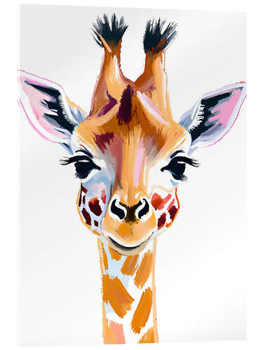 Obraz na szkle akrylowym Little Giraffe