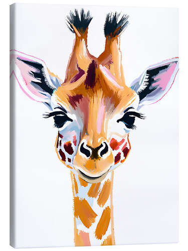 Tableau sur toile Little Giraffe