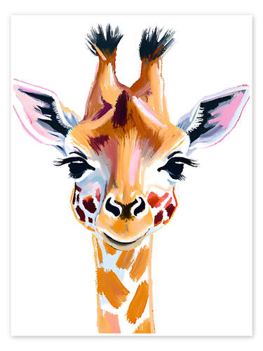 Plakat Little Giraffe