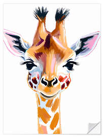 Vinilo para la pared Little Giraffe