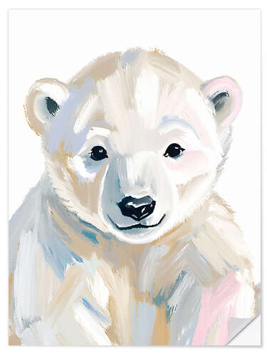 Vinilo para la pared Little polar bear