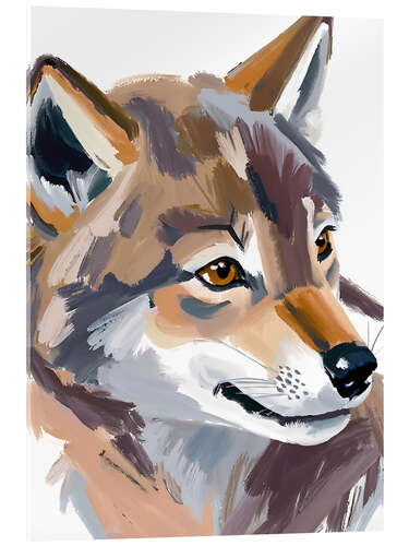 Acrylic print Little Wolf