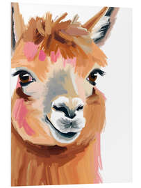 Hartschaumbild Alpaka - Ohkimiko