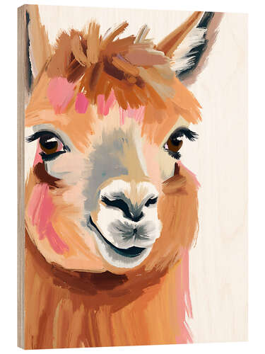 Tableau en bois Alpaca