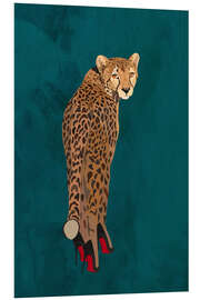 Hartschaumbild Sexy Gepard Heels - Sarah Manovski