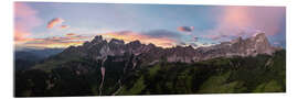 Akryylilasitaulu Sunrise at Gosaukamm - Dachstein - Dieter Meyrl