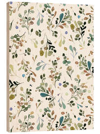 Holzbild Wildnatur Botanisch - Ninola Design