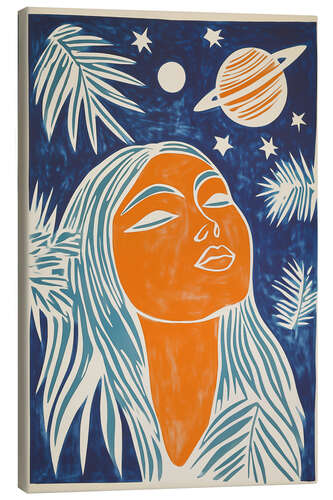 Canvas-taulu Sunny Saturn Lady