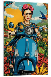 Gallery Print Frida fährt Vespa