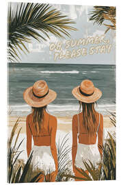 Quadro em acrílico Oh Summer Please Stay - Frank Daske