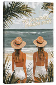 Leinwandbild Oh Summer Please Stay - Frank Daske