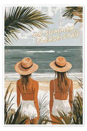 Wandbild Oh Summer Please Stay - Frank Daske