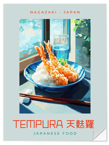 Wandsticker Tempura - Japanese Food