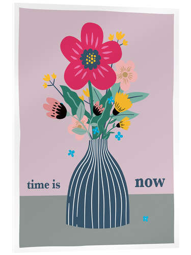Stampa su vetro acrilico Time is now
