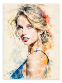 Wandbild Taylor Swift - nobelart